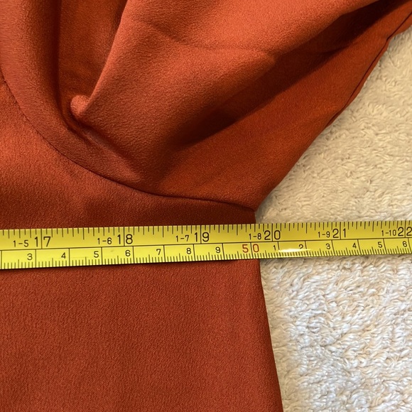 J Crew tie collar ruffle cuff blouse - Picture 6 of 9